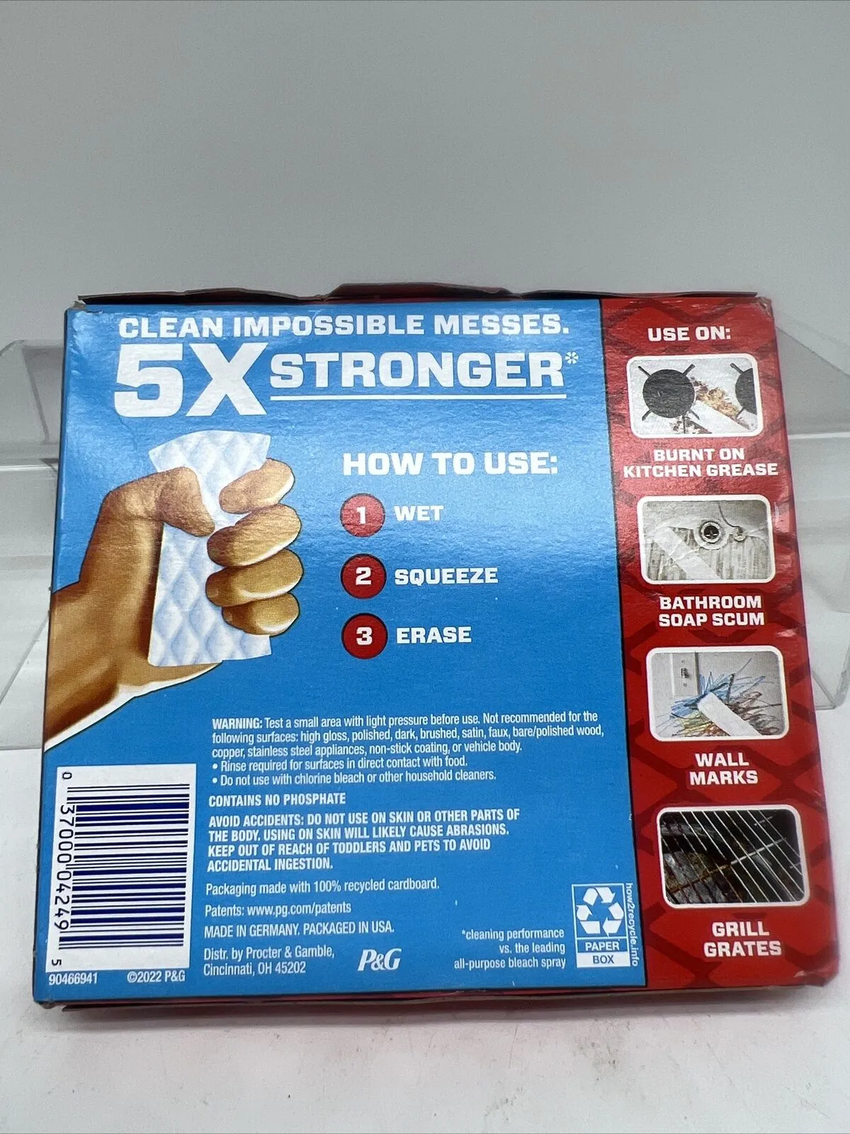 Mr. Clean Magic Eraser Scrubber Extra Durable 2-Pk. Each COMBINESHIP