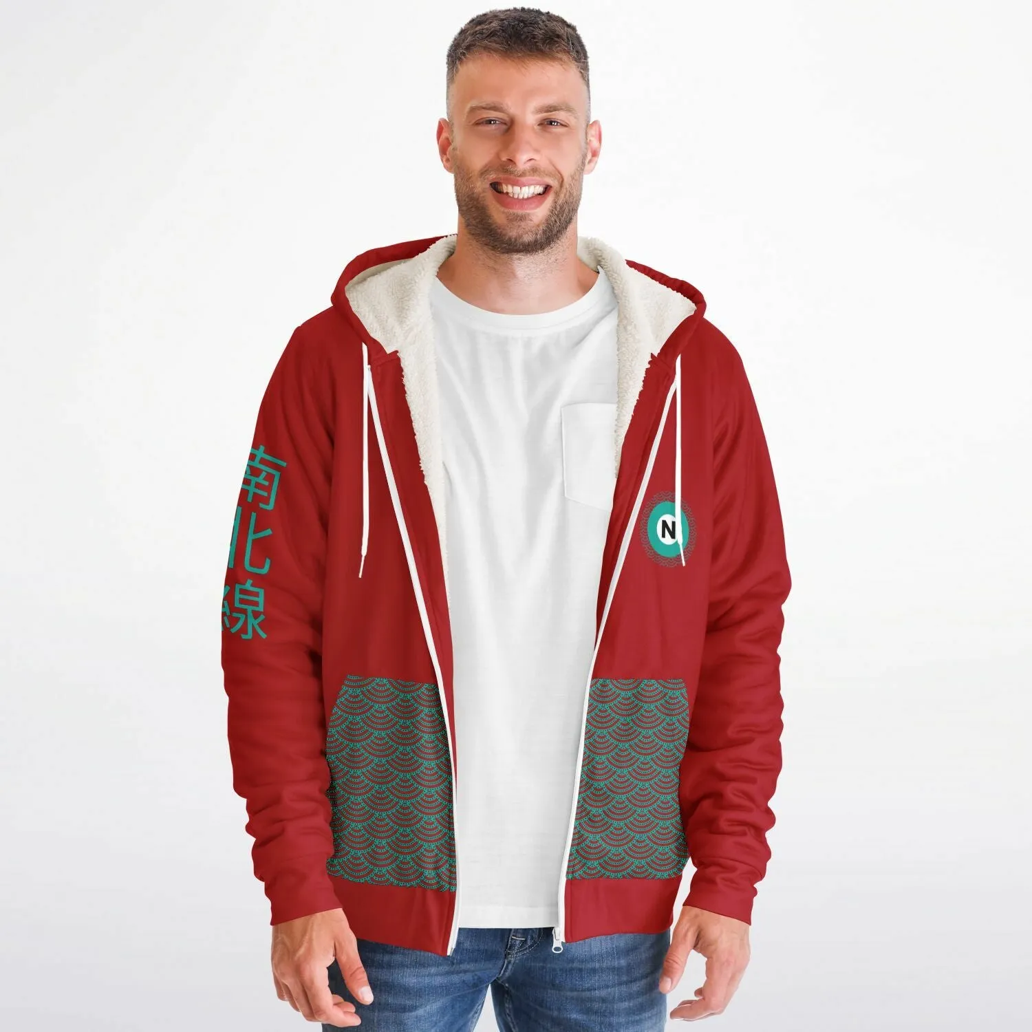 Namboku Line Ultra-Soft Microfleece Zip Hoodie