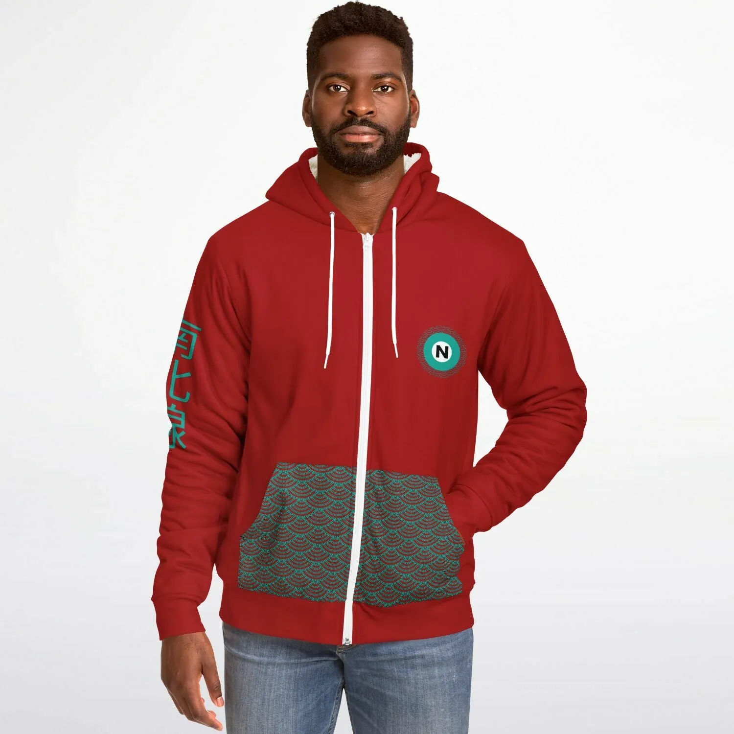 Namboku Line Ultra-Soft Microfleece Zip Hoodie