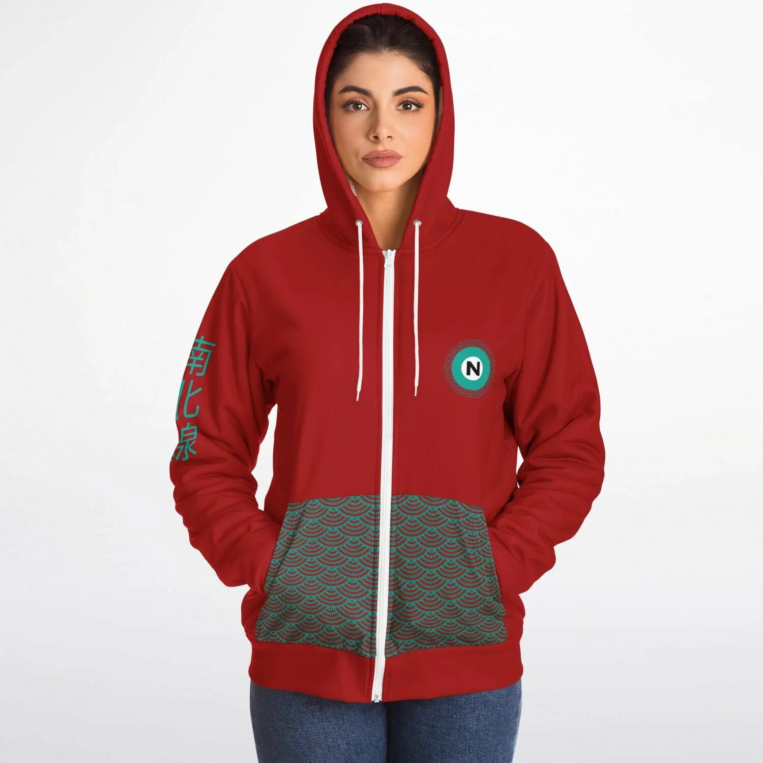 Namboku Line Ultra-Soft Microfleece Zip Hoodie