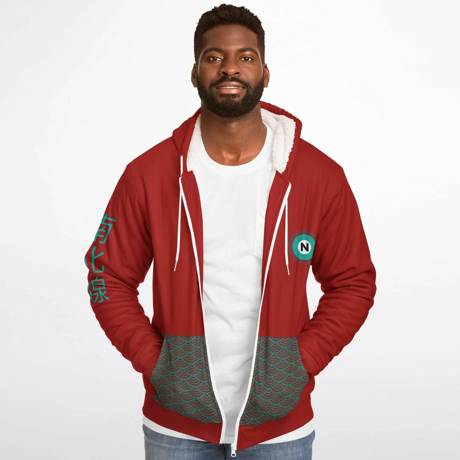 Namboku Line Ultra-Soft Microfleece Zip Hoodie