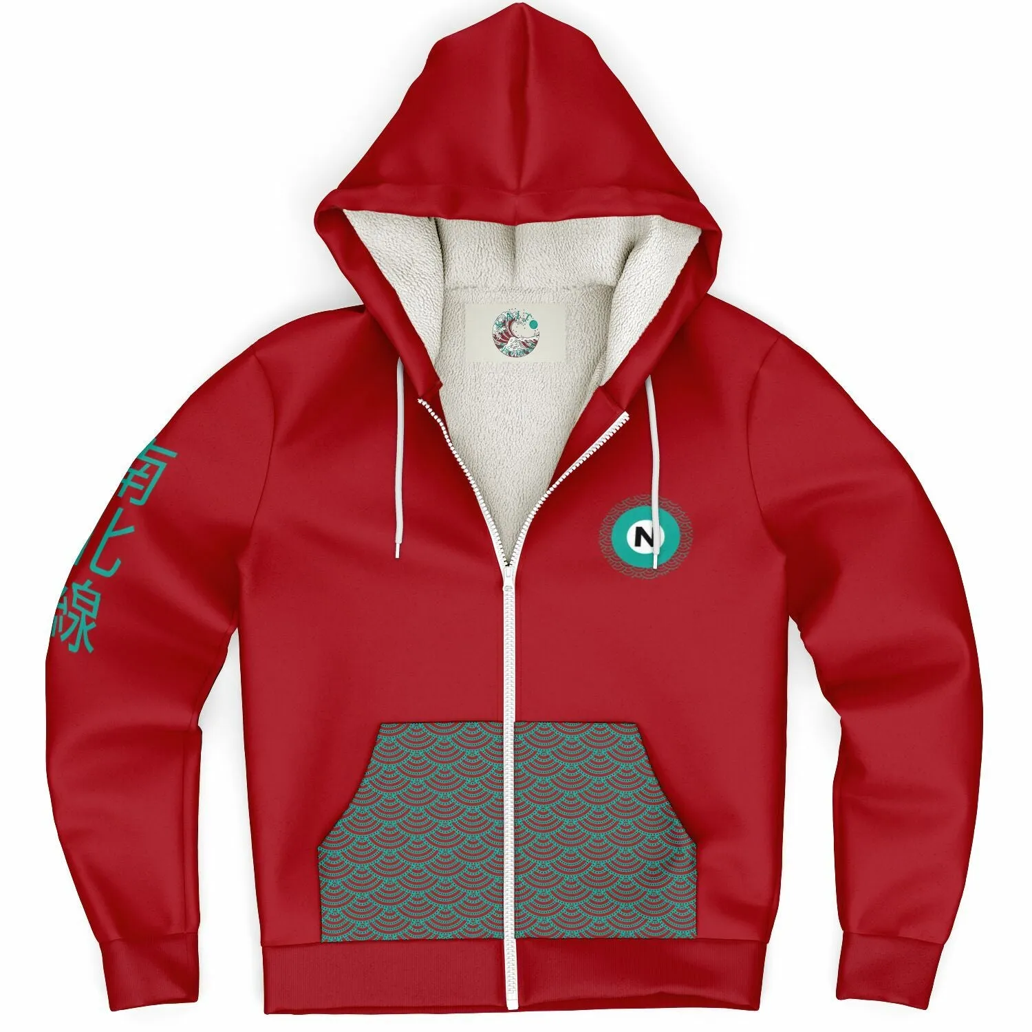 Namboku Line Ultra-Soft Microfleece Zip Hoodie