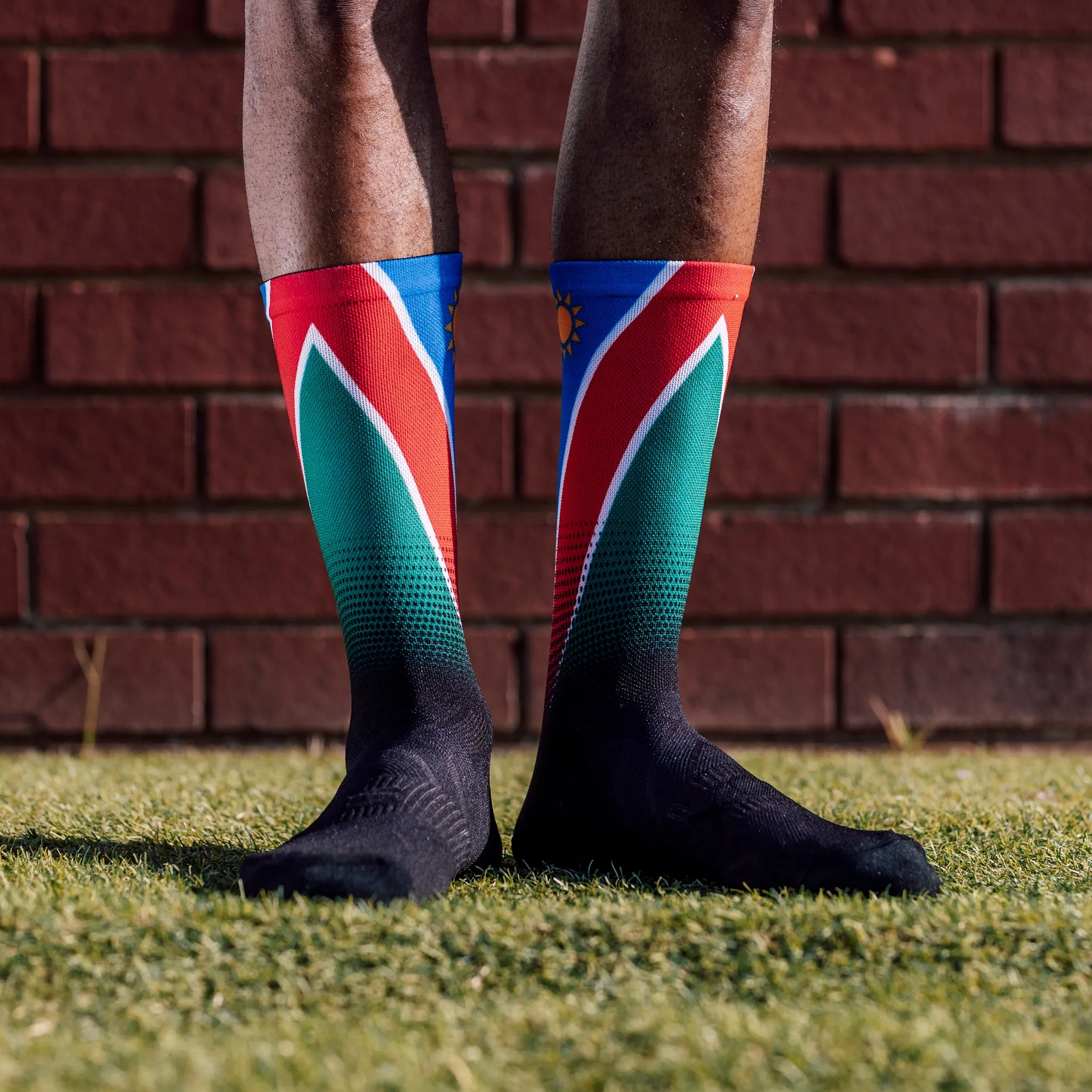 Namibia Flag Socks