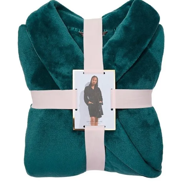 New! VS Victoria Secret Short Cozy Robe NWTS