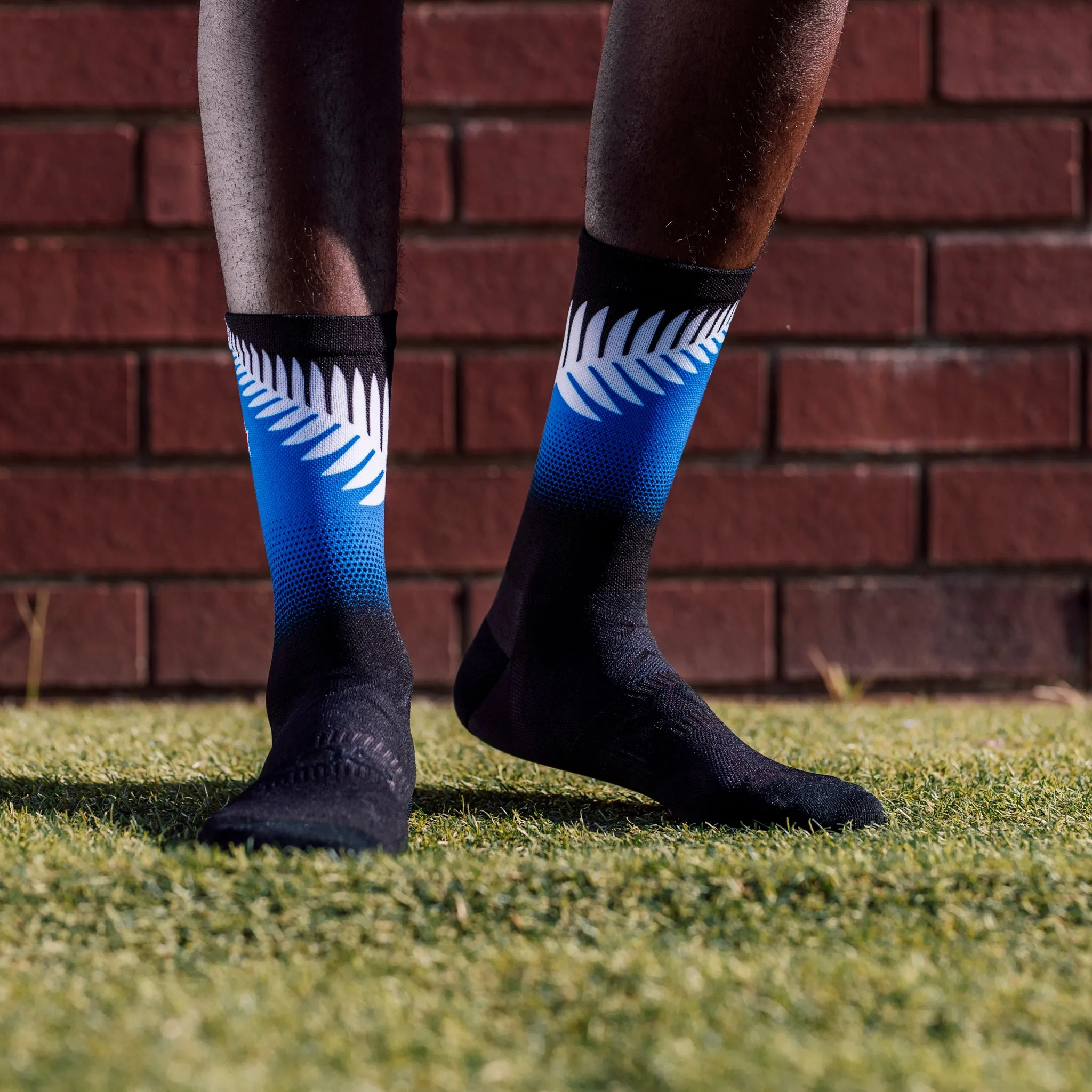 New Zealand Silver Fern Flag Socks