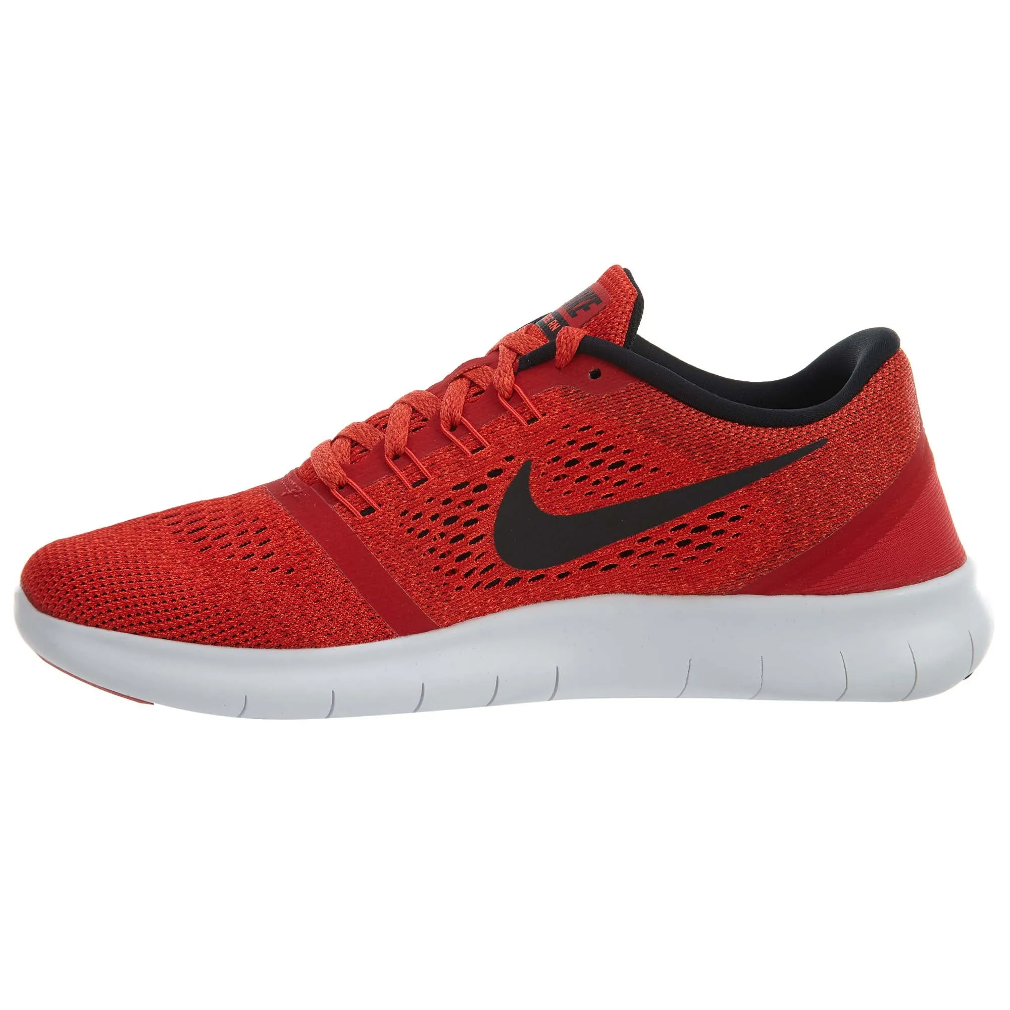 Nike Free Run RN Running Shoes Red Sneakers  Mens Style :831508