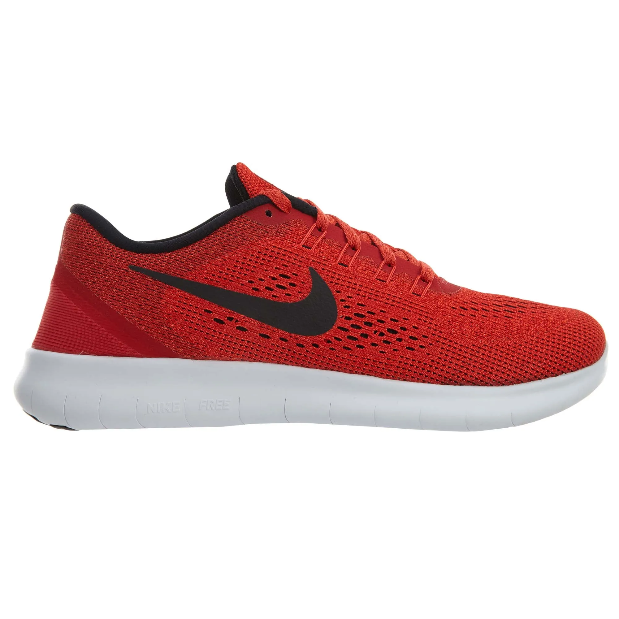 Nike Free Run RN Running Shoes Red Sneakers  Mens Style :831508