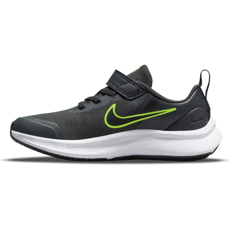 Nike Smoke Grey/Black Star Runner 3 Children’s Sneaker