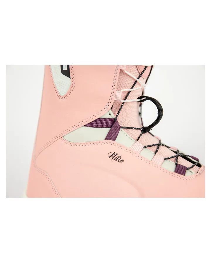 Nitro Scala TLS Womens Snowboard Boots - Rose/White - 2023