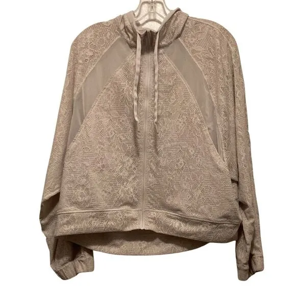NWOT Lululemon In Depth Jacket *Lace in Light Chrome