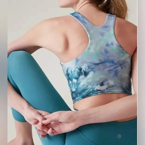 NWT Athleta Conscious Crop Tie Dye Bra