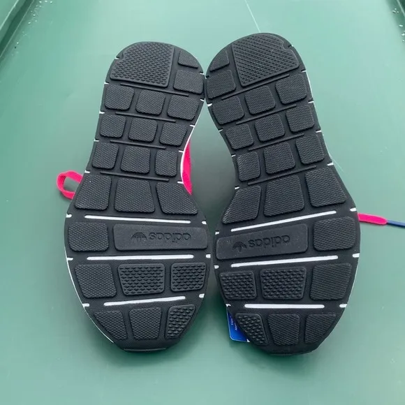 NWT Neon Pink and Blue ortholight Adidas running Shoes