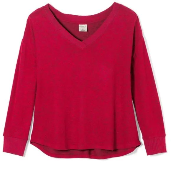 NWT Soma Brushed Cozy Pajama Lounge Set Red