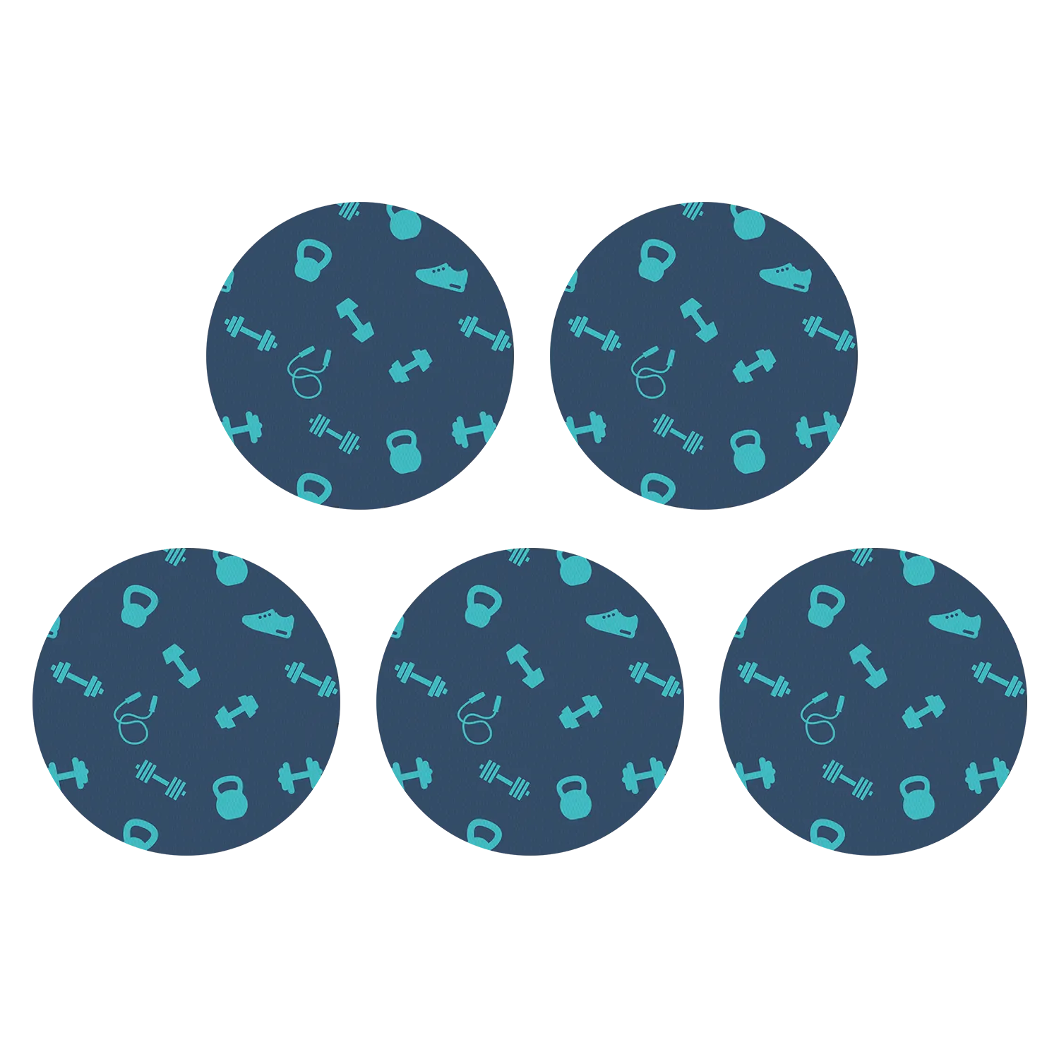Omnipod Dumbbell Pattern Design Patches