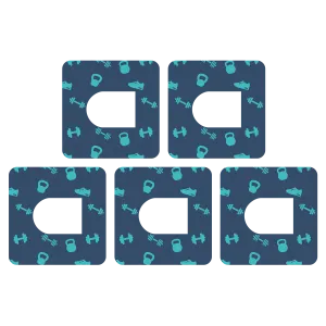 Omnipod Dumbbell Pattern Design Patches