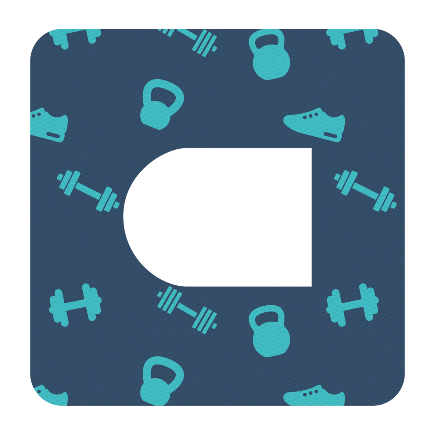 Omnipod Dumbbell Pattern Design Patches
