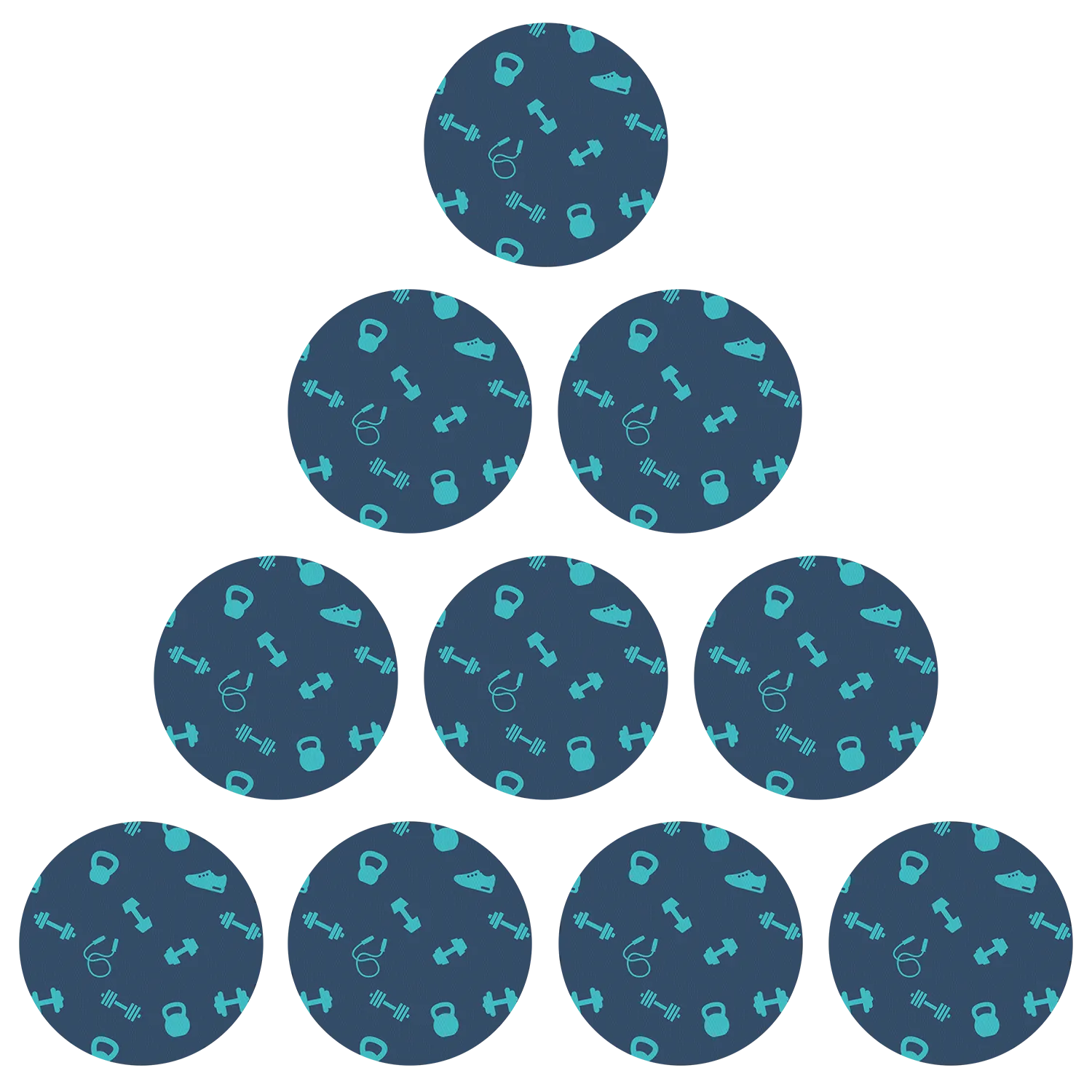 Omnipod Dumbbell Pattern Design Patches
