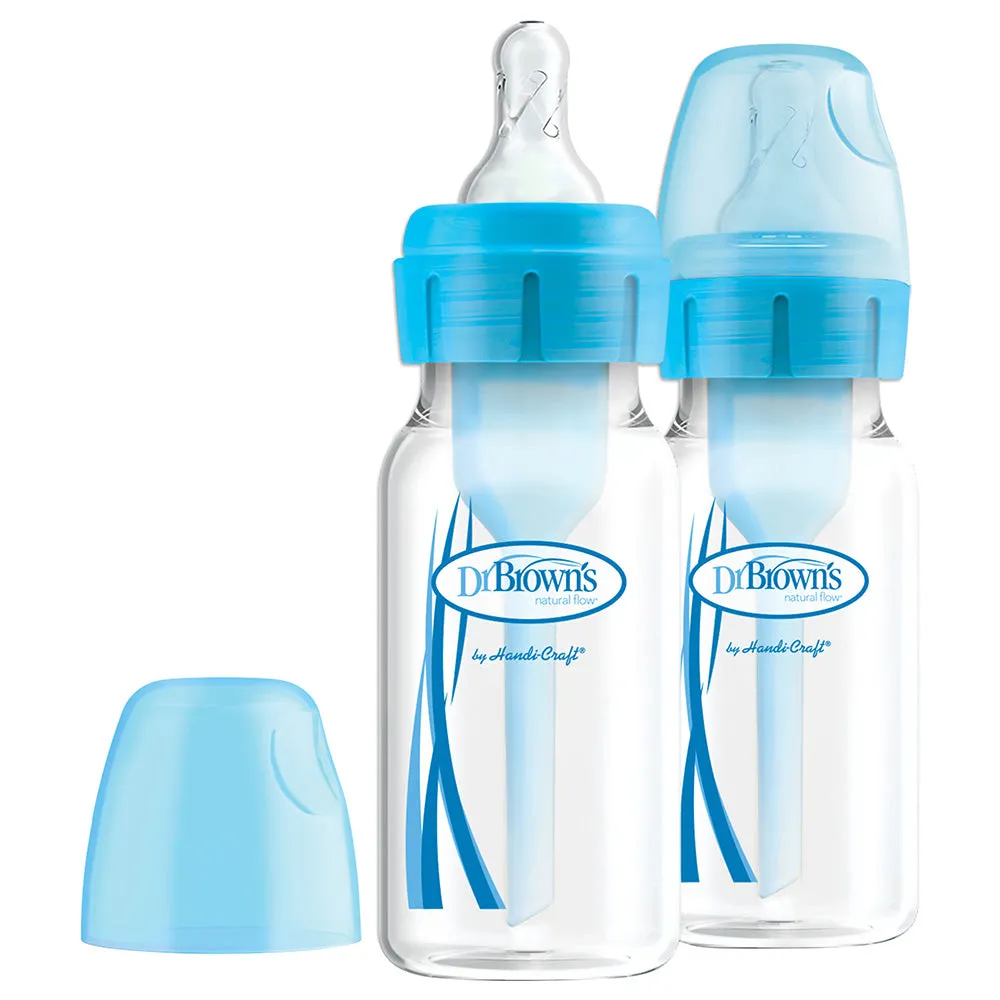 Options Narrow Neck 4oz - 2 Pack (Blue)