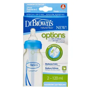 Options Narrow Neck 4oz - 2 Pack (Blue)