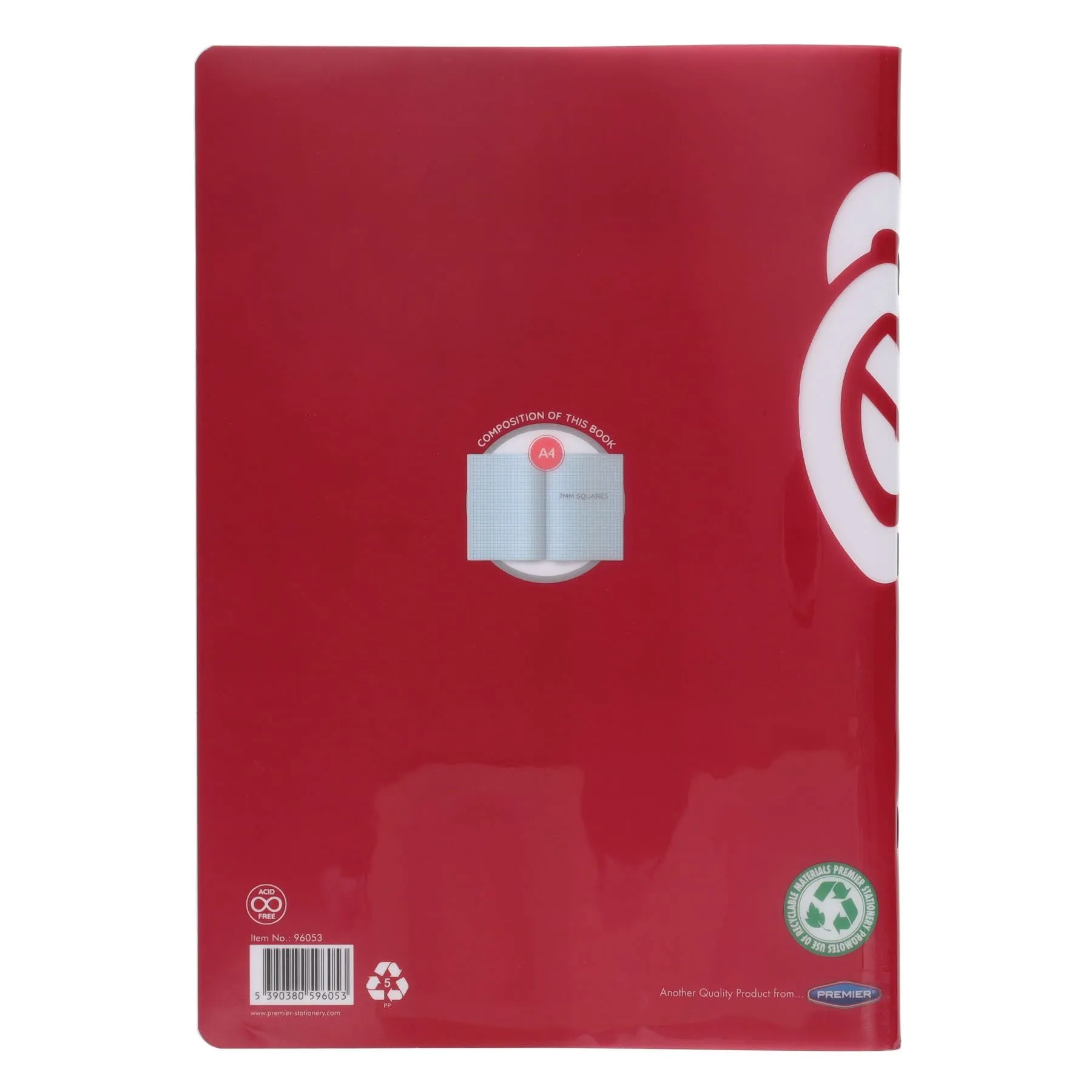 Ormond - A4 120 page Durable Cover Maths Copy Book