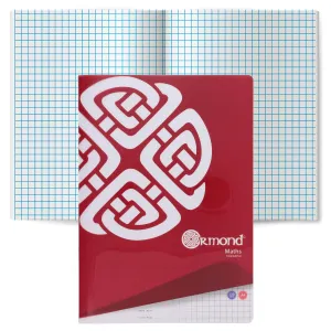 Ormond - A4 120 page Durable Cover Maths Copy Book