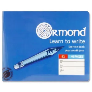 Ormond B2 40 Page Durable Cover - Learn To Write Copy Book