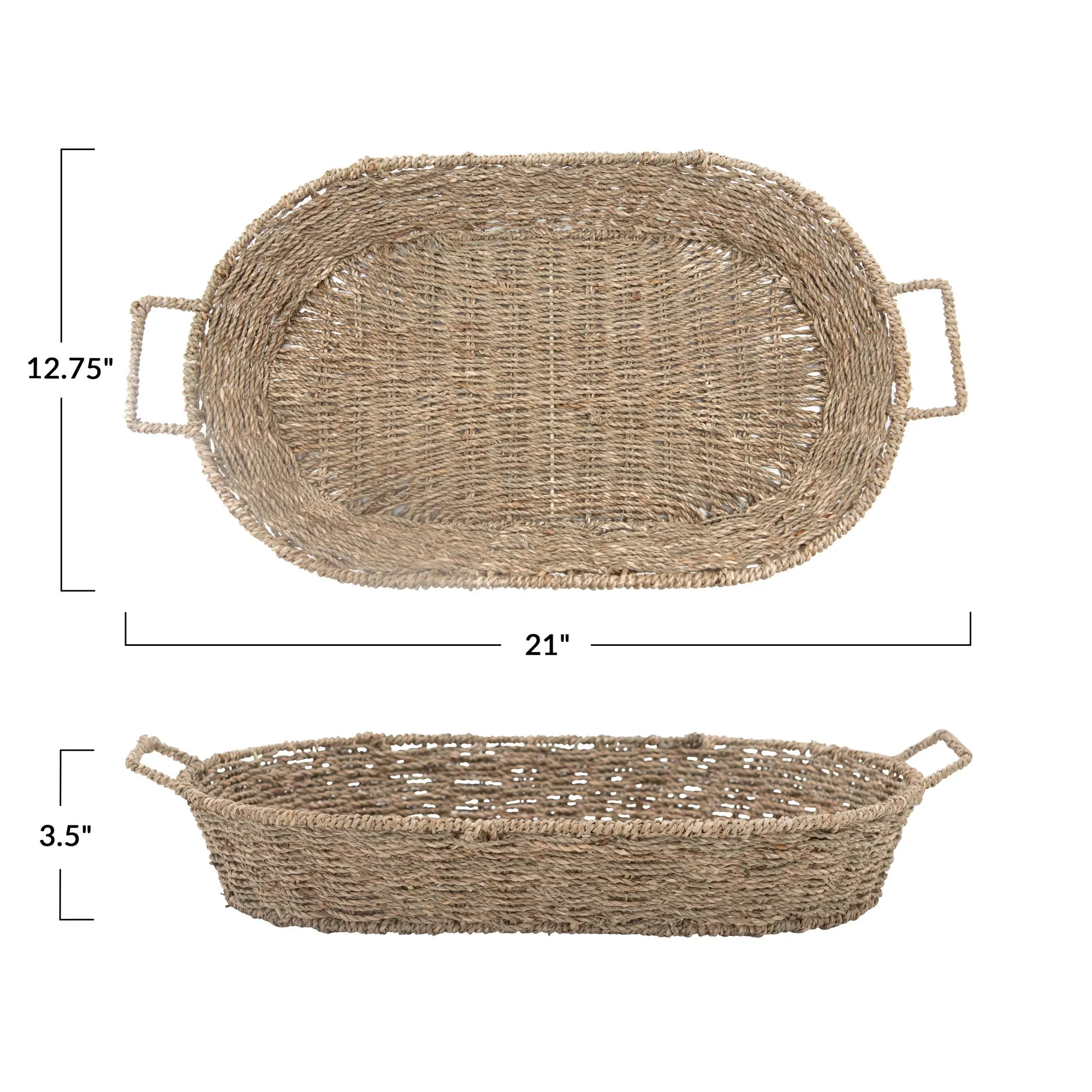 Oval Seagrass Basket