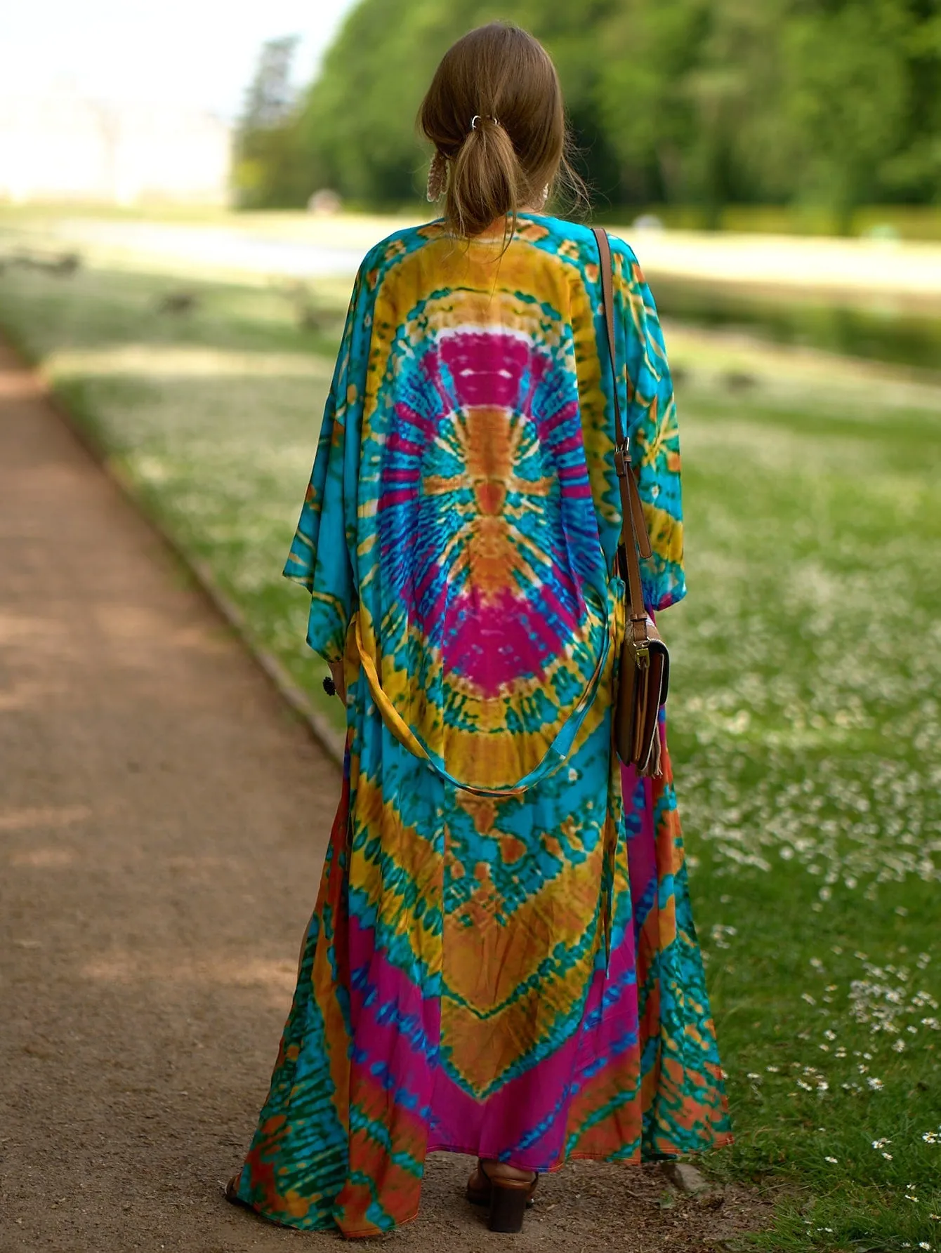 Peace and Love Tie Dye Kimono