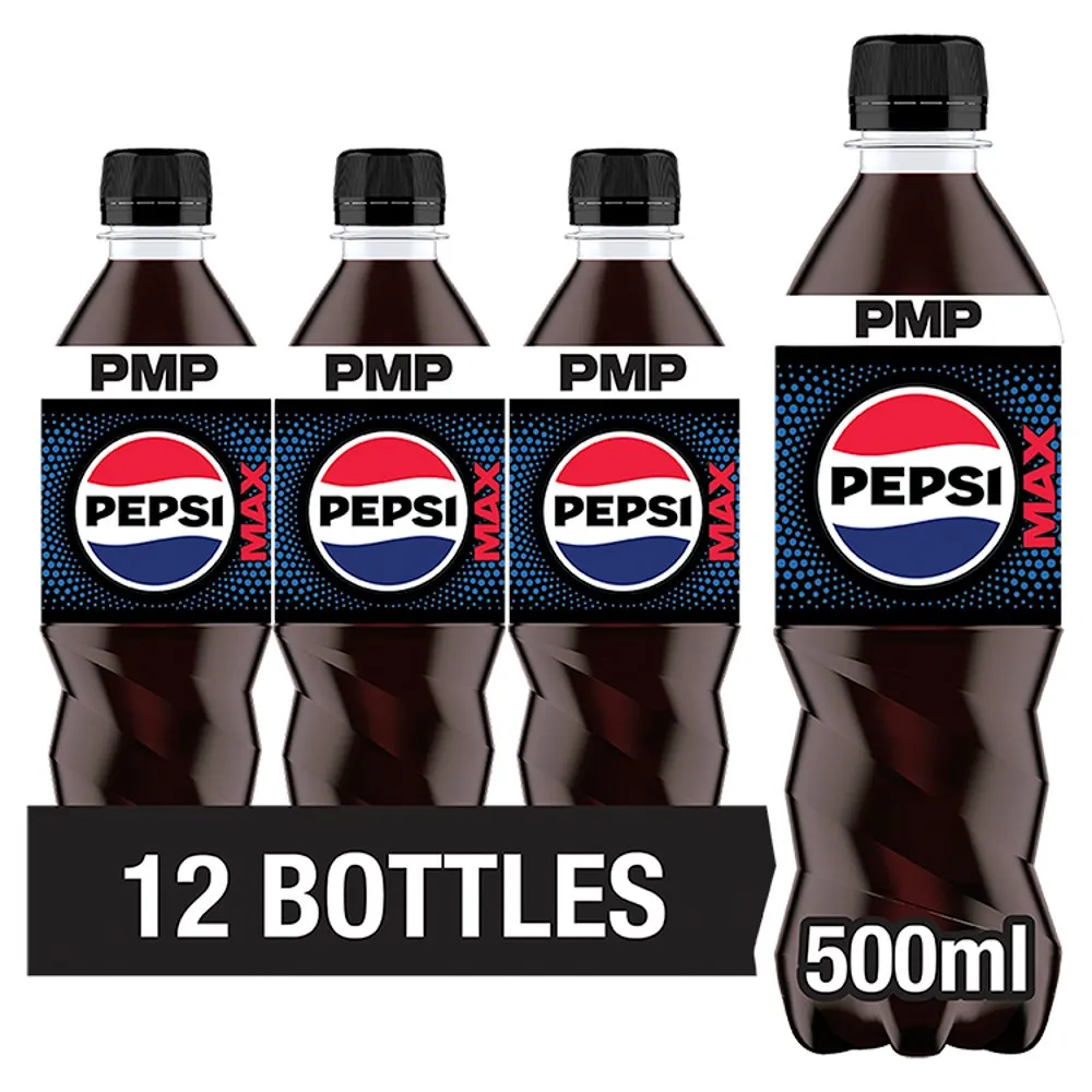 Pepsi Max No Sugar 500ml PMP (Case of 12)