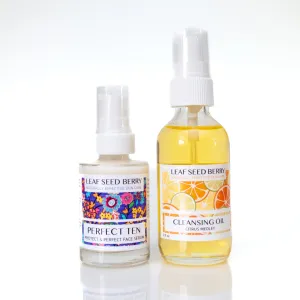 Perfect Ten Serum   Organic Cleansing Oil Set