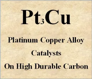Platinum Copper Alloy Catalysts Pt-Cu on High Durable Carbon
