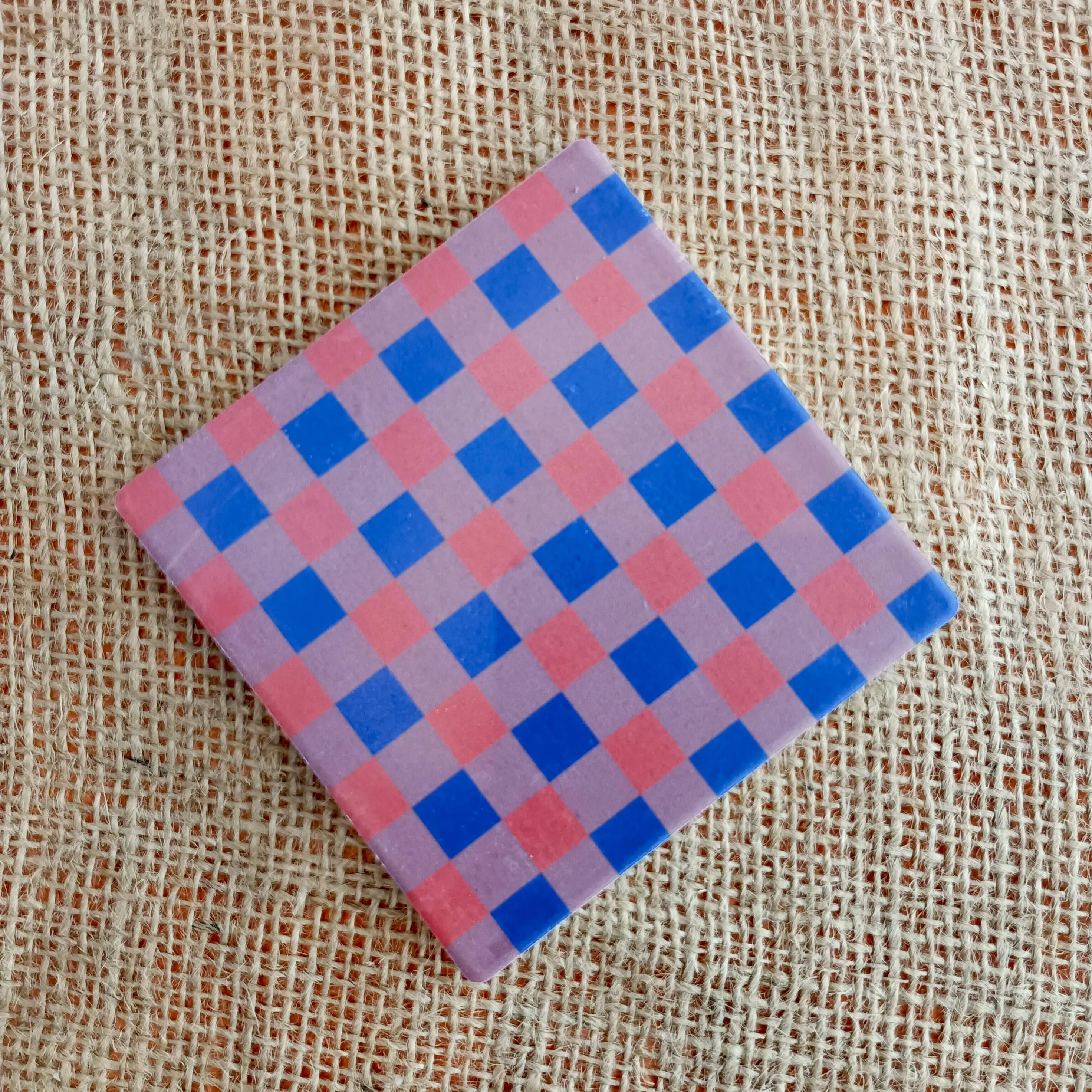 Playful Patterned Porcelain Coasters