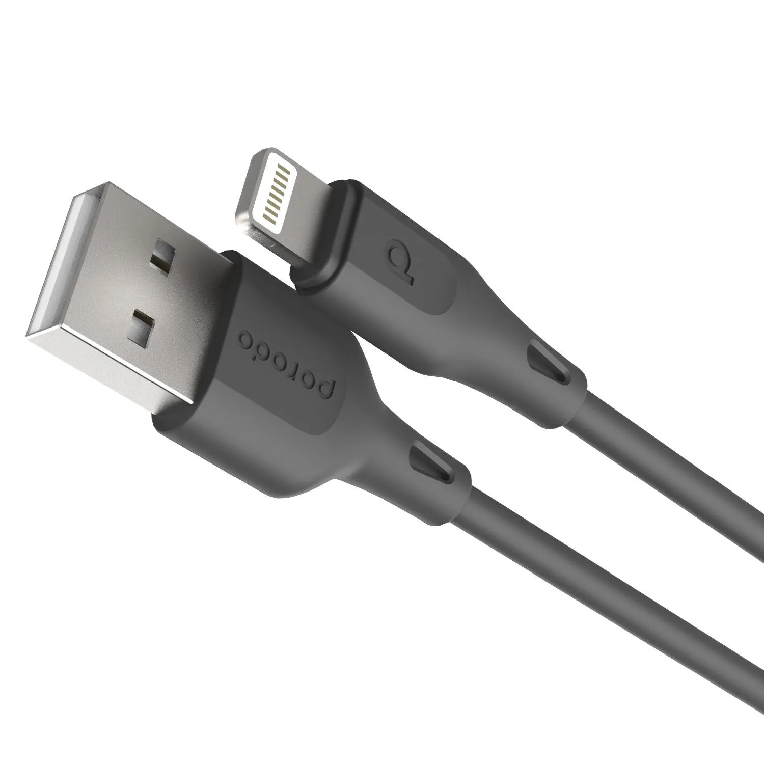 Porodo USB Cable Lightning Connector Durable Fast Charge and Data Cable (1.2m/4ft)