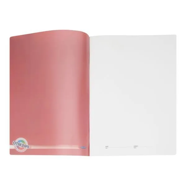 Premto A4 Durable Cover 120 page Manuscript Book - Ketchup Red