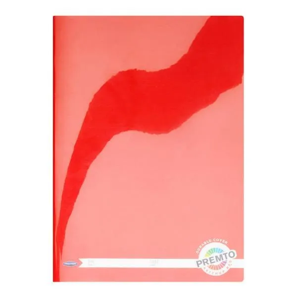 Premto A4 Durable Cover 120 page Manuscript Book - Ketchup Red
