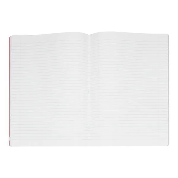 Premto A4 Durable Cover 120 page Manuscript Book - Ketchup Red