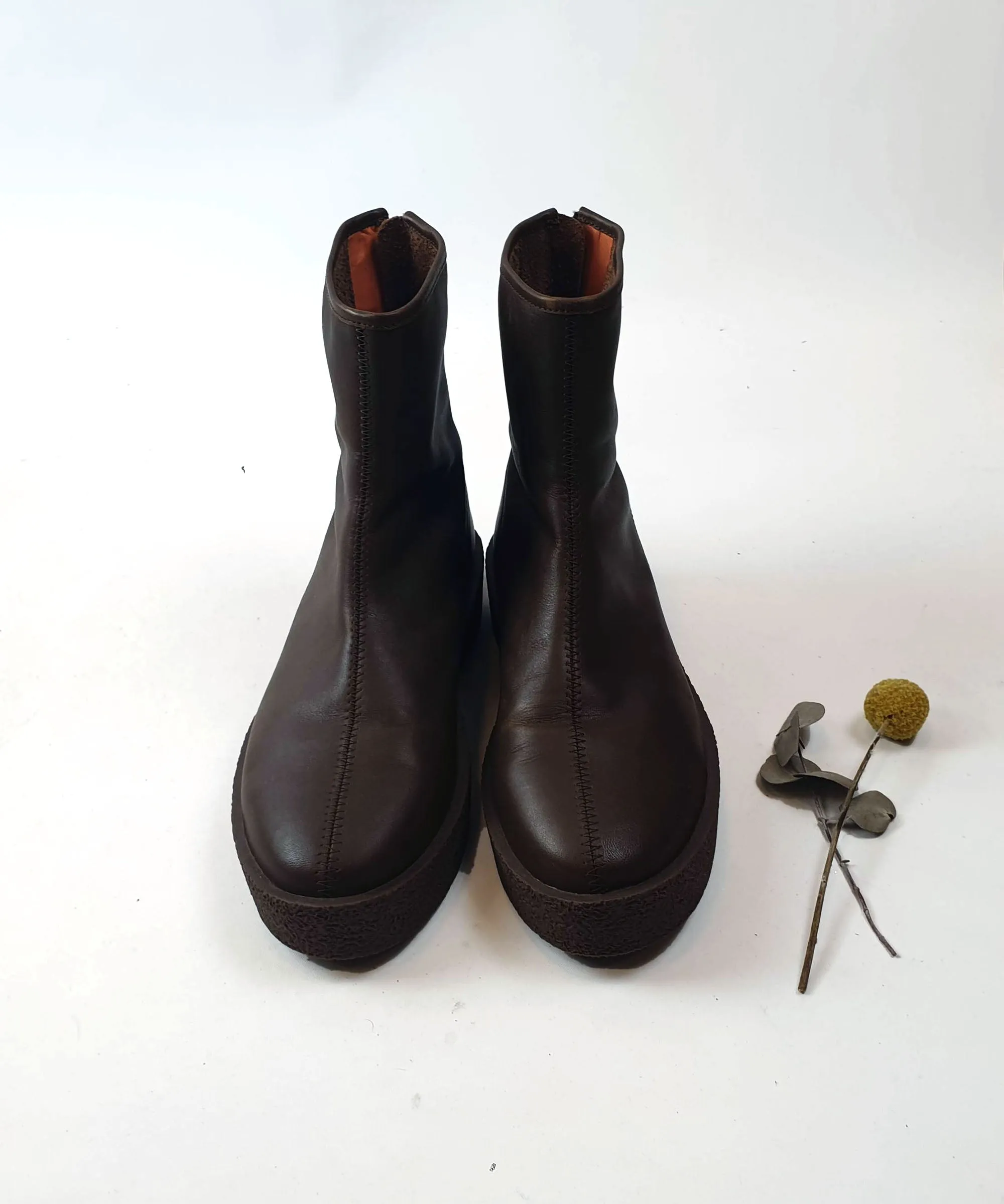 Radical Yes soft brown leather boots size 38