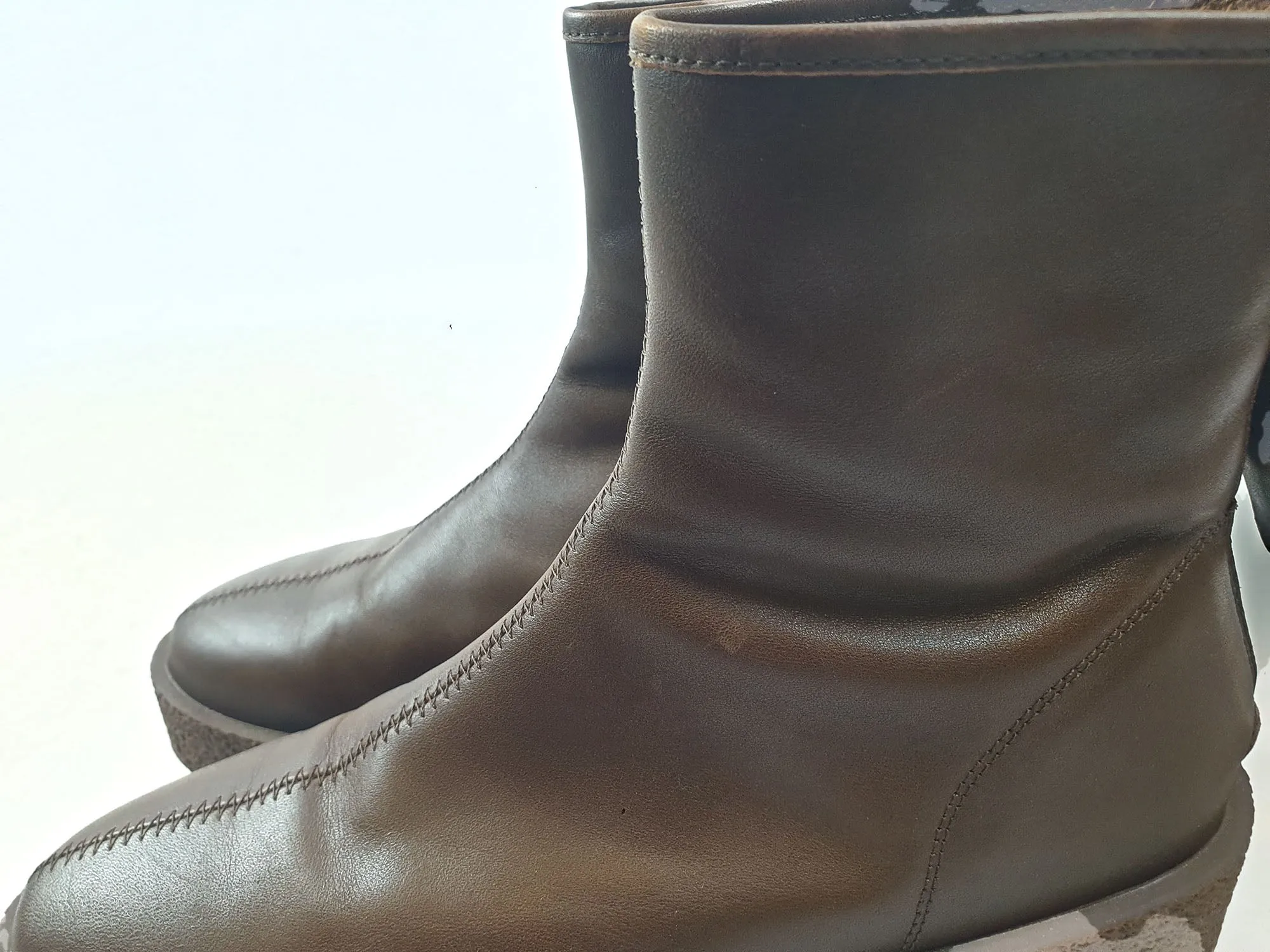 Radical Yes soft brown leather boots size 38