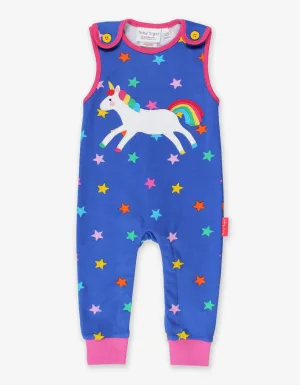 Rainbow Unicorn Applique Slungarees
