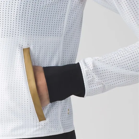 RARE Lululemon Sweaty or Not zip-up jacket