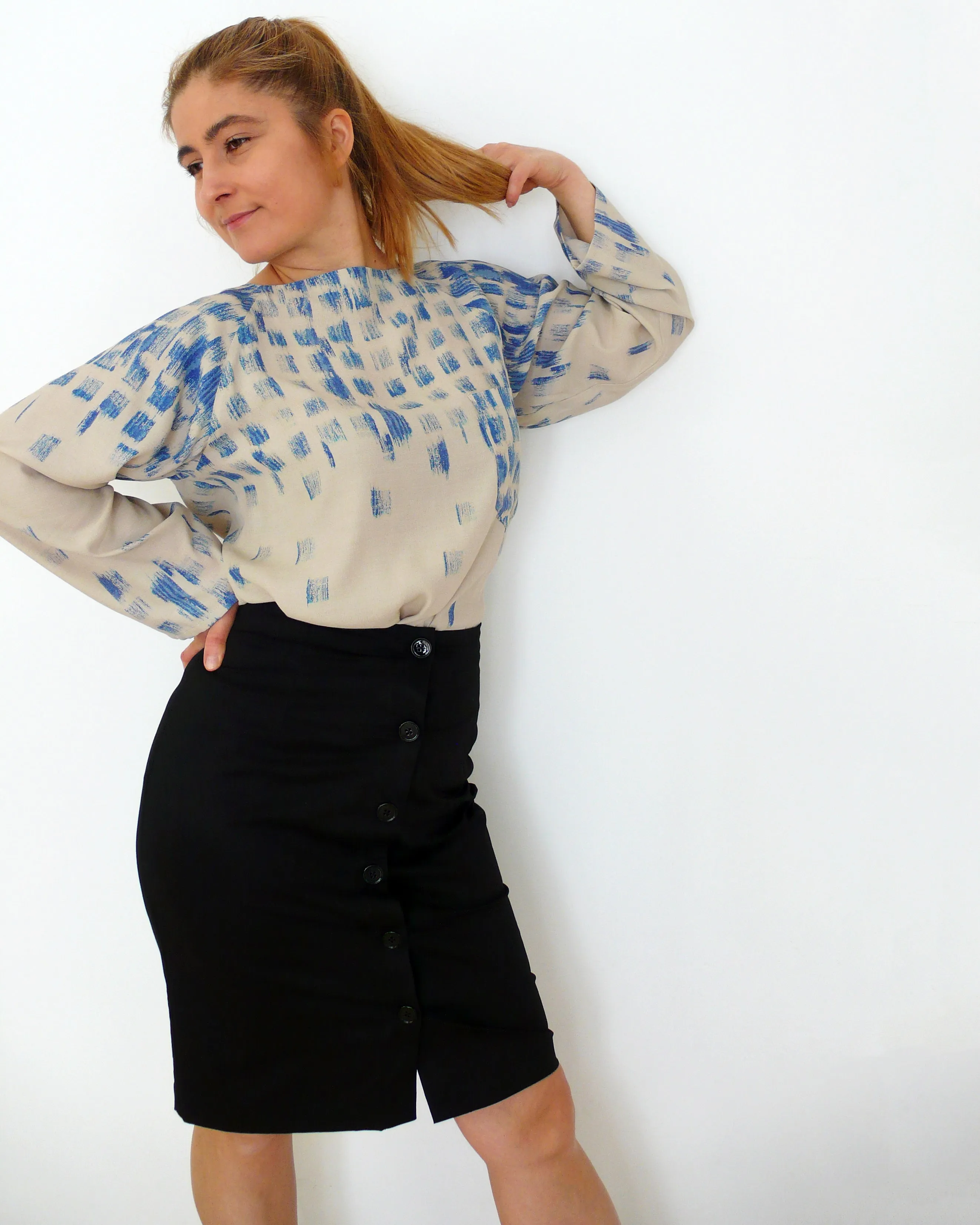 Relaxed Fit Blouse Sewing Pattern N.77