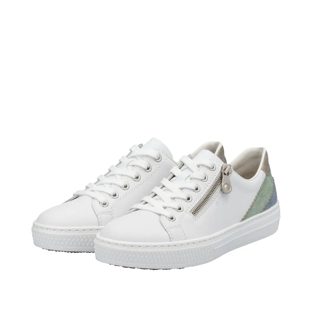Rieker - L5900-80 - Weiss/Mint/Bleu/Perle - Shoes