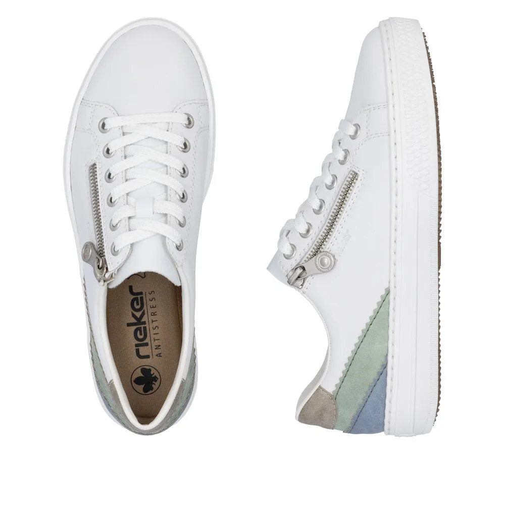 Rieker - L5900-80 - Weiss/Mint/Bleu/Perle - Shoes