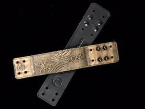 RIVAL SONS LIONS LEATHER CUFF SET