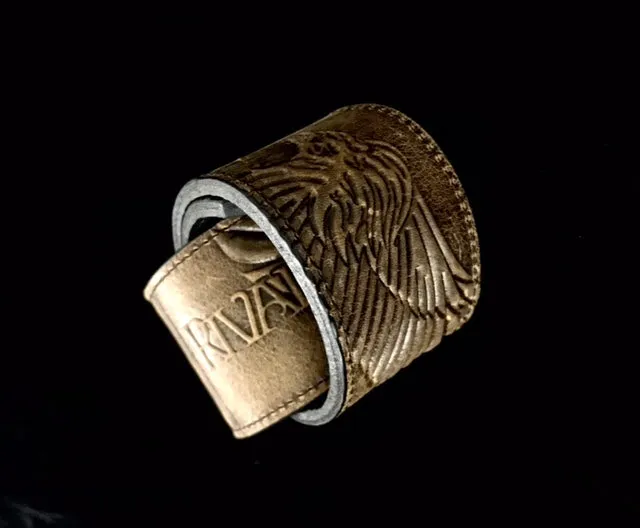 RIVAL SONS LIONS LEATHER CUFF SET