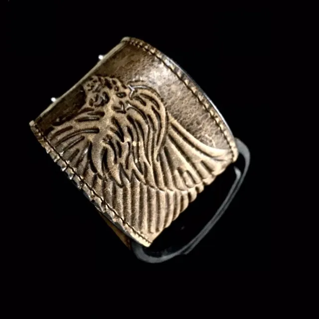 RIVAL SONS LIONS LEATHER CUFF SET
