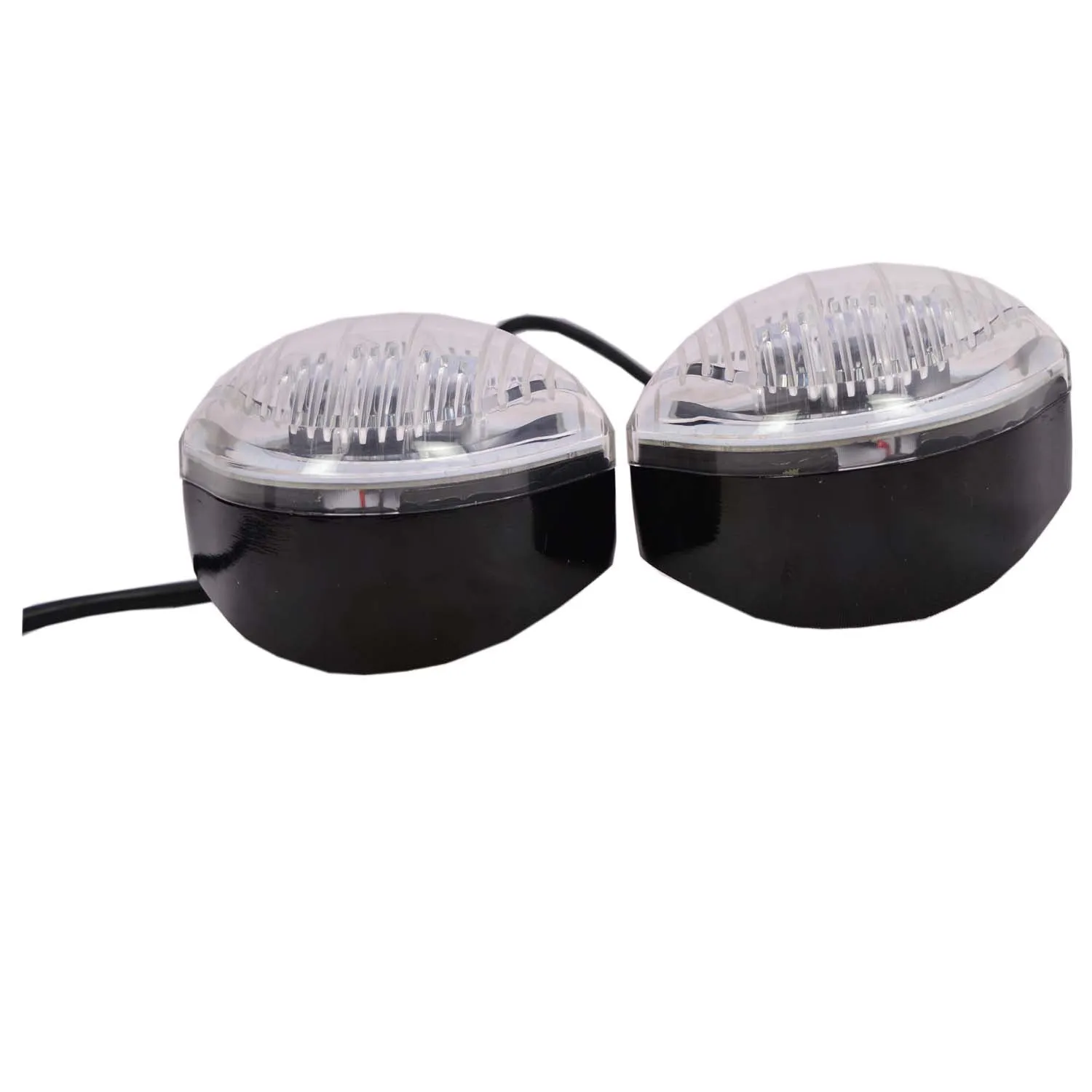 R.J.VON Premium Universal Eye Shape Fog Light for All Bikes Hero/Honda/Yamaha/Suzuki /etc.(Set of 2)