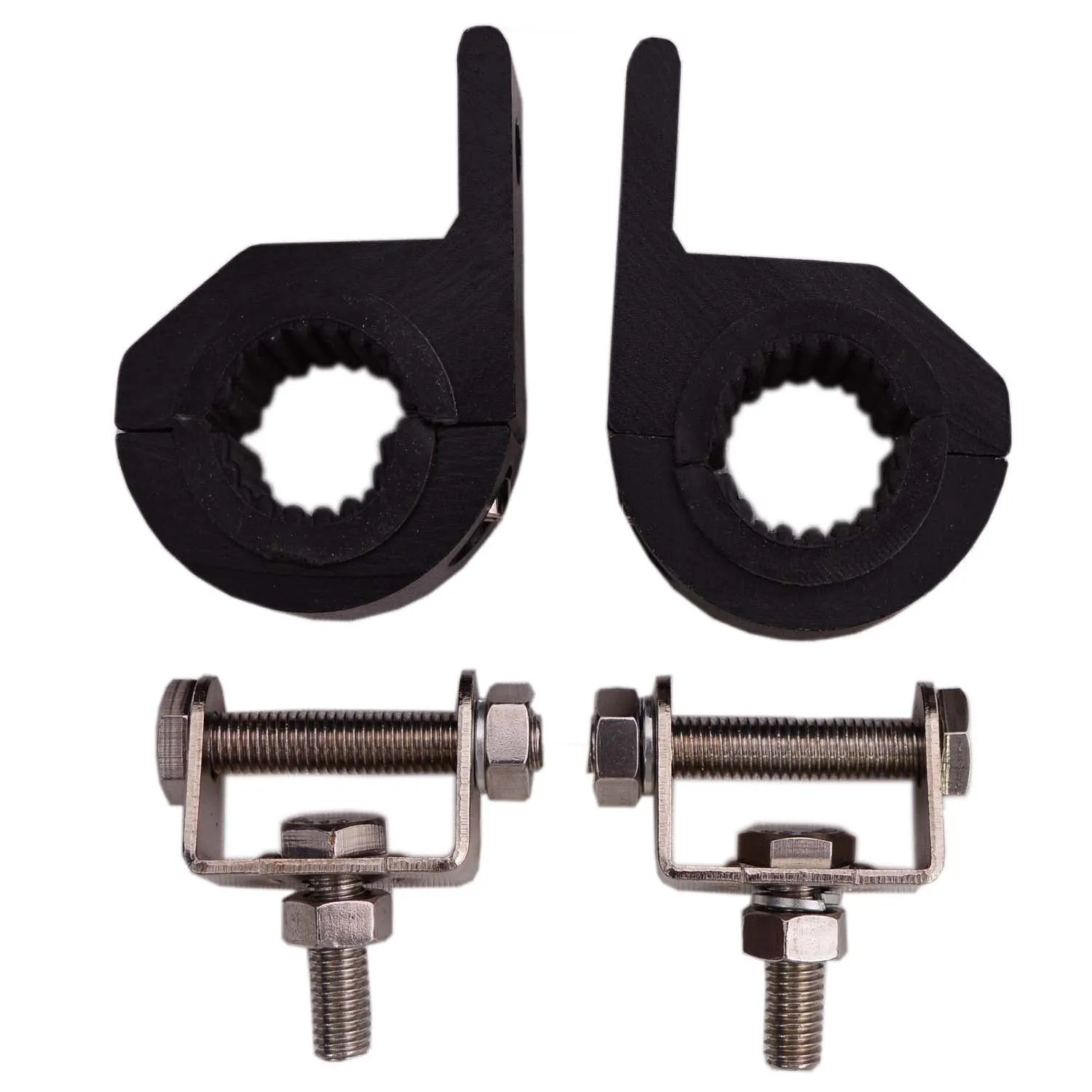 R.J.VON Premium Universal Eye Shape Fog Light for All Bikes Hero/Honda/Yamaha/Suzuki /etc.(Set of 2)