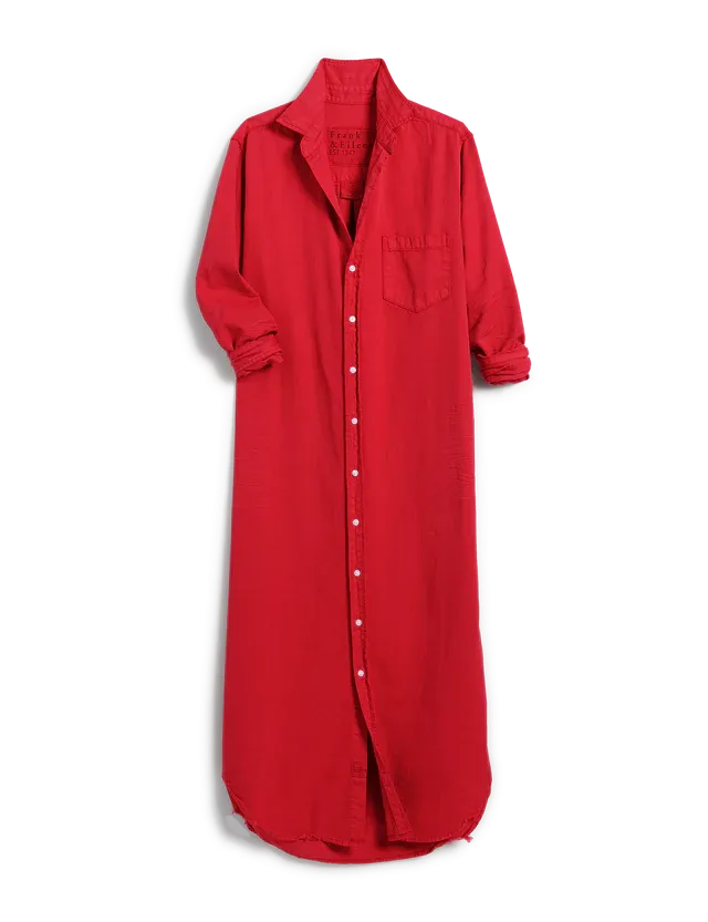 RORY DENIM MAXI SHIRTDRESS 092024
