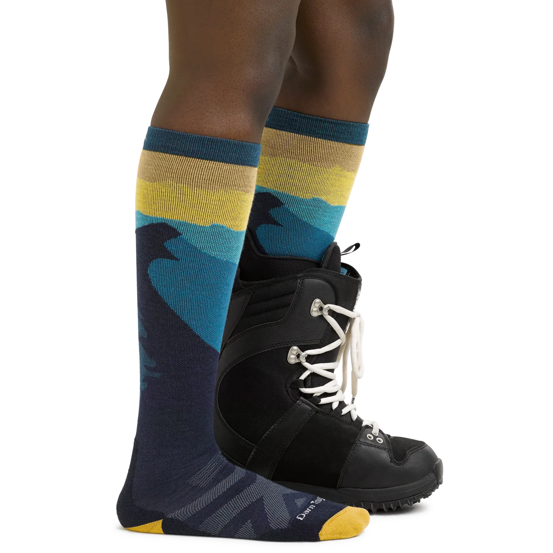 Solstice Over-The-Calf Midweight Ski & Snowboard Sock w/ Cushion (Women's) - D8023W
